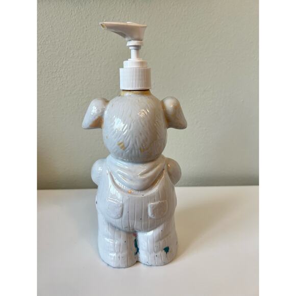 Vintage Ceramic Pig Soap Dispenser and Gardener Planter Pot Made in Japan - Picture 9 of 16